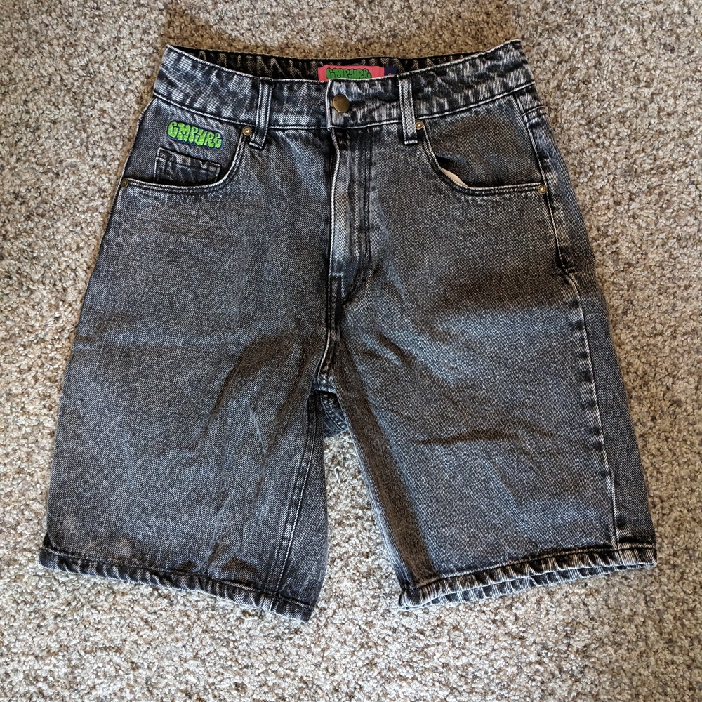 Gray Denim Jorts